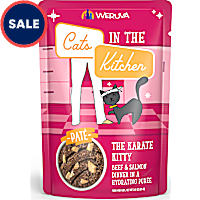 Cats in the Kitchen Slide 'n Serve Pate The Karate Kitty Beef & Salmon Dinner Wet Food