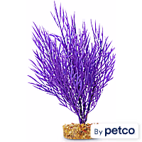 Imagitarium Purple Fern Plastic Aquarium Plant