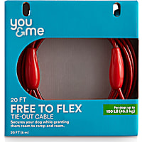 You & Me Free-To-Flex Tie-Out Cable for Dogs up to 100 lbs.
