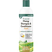NaturVet Hemp 2-in-1 Shampoo & Conditioner for Dogs
