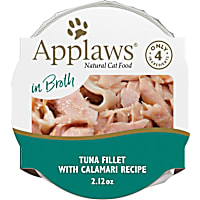 Applaws Natural Tuna Fillet with Calamari with Broth, Peel & Serve Wet Cat Food