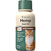 NaturVet Hemp Seed Oil, Krill & Salmon for Cats