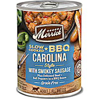 Merrick Grain Free Slow-Cooked BBQ Carolina Style with Smokey Sausage Wet Dog Food