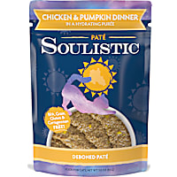 Soulistic Pate Chicken & Pumpkin Dinner in a Hydrating Puree Wet Cat Food