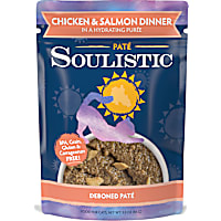 Soulistic Pate Chicken & Salmon Dinner in a Hydrating Puree Wet Cat Food