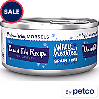 WholeHearted All Life Stages Grain-Free Oceanfish Recipe Morsels in Gravy Wet Cat Food