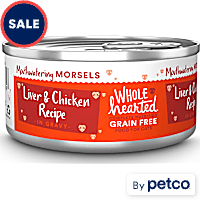 WholeHearted All Life Stages Grain-Free Chicken & Liver Recipe Morsels in Gravy Wet Cat Food