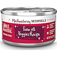 WholeHearted All Life Stages Grain-Free Tuna with Veggies Recipe Morsels in Gravy Wet Cat Food