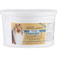 Drs. Foster and Smith Double Strength Omega-3 Soft Chews for Dogs