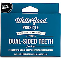 Well & Good ProStyle Dual-Sided Deshedding Replacement Teeth for Dogs