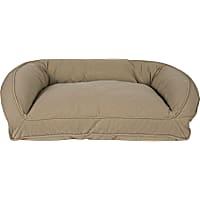 Carolina Pet Company Quilted Microfiber Bolster Dog Bed in Sage