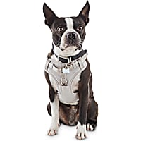 YOULY The Champion Grey Padded Step-In Dog Harness