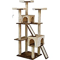 Go Pet Club Kitten Tree House with Sisal Scratching Board