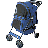 Go Pet Club Dark Blue Pet Stroller