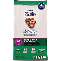 Natural Balance L.I.D. Limited Ingredient Diets Lamb & Brown Rice Small Breed Formula Dry Dog Food