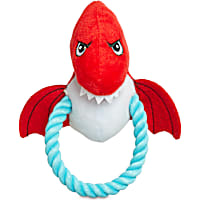 Leaps & Bounds Dinosaur Finger Puppet Plush & Rope Dog Toy in Various Styles