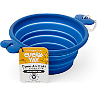 EveryYay Open-Air Eats Blue Collapsible Bowl for Dogs