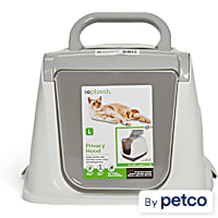 So Phresh White Flip Top Cat Litter Box Hood