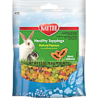 Kaytee Healthy Toppings Natural Papaya Treat for Small Animals