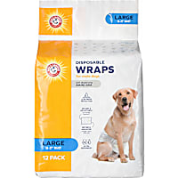 Arm & Hammer Large Disposable Male Wraps for Dogs