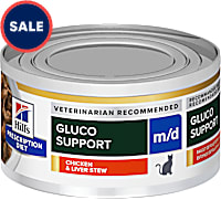 Hill's Prescription Diet m/d GlucoSupport Chicken & Liver Stew Wet Cat Food