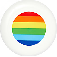 YOULY The Proudest Rainbow Flyer Dog Toy