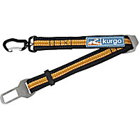 Kurgo Orange Direct to Seatbelt Swivel Tether for Dogs