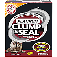 Arm & Hammer Clump & Seal Platinum Multi-Cat Litter