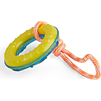 Leaps & Bounds Splash & Dash Floating & Freezeable Water Dog Tug Toy