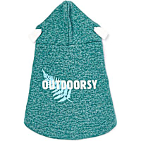 YOULY Started As A Bottle Recycled & Reinvented Green Outdoorsy for Small Animals Hoodie