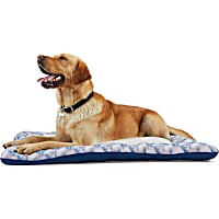 EveryYay Essentials Snooze Fest Multicolor Tie-Dye Cushioned Mat Dog Bed