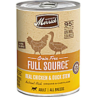 Merrick Full Source Grain Free Real Chicken and Duck Stew Canned Dog Food