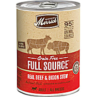 Merrick Full Source Grain Free Real Beef and Bison Stew Canned Dog Food