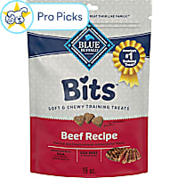 Blue Buffalo Blue Bits Beef Recipe Natural Soft-Moist Training Dog Treats