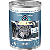 Blue Buffalo Blue Wilderness Natural Wholesome Grains Turkey & Chicken Grill Adult Wet Dog Food
