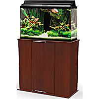 Aquatic Fundamentals Cherry Upright 29 Gallon Aquarium Stand