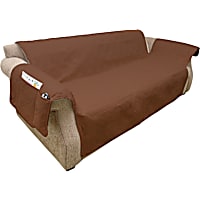 Pet Adobe Brown Waterproof Couch Cover for Dogs