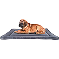 Pet Adobe Gray Waterproof Dog Crate Mat