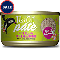 Tiki Cat Luau Tilapia Pate Wet Cat Food
