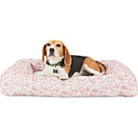 EveryYay Essentials Snooze Fest Pink Bolster Mat Dog Bed