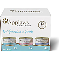 Applaws Natural Fish Selection in Broth Multipack Wet Cat Food