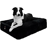 Bessie and Barnie Black Panther Ultra Plush Faux Fur Luxury Shag Durable Sicilian Rectangle Pet Bed