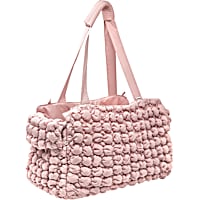 Pet Life Pink 'Bubble Vogue' Ultra-Plush Fashion Designer Pet Carrier