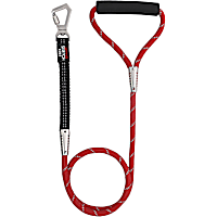 Pet Life Red 'Flexo-Tour' Shock Aborbing and 3M Reflective Dog Leash