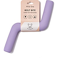 Wild One Lilac Bolt Bite Dog Toy