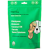 Wild One Organic Veggie Burger Baked Treat for Dogs