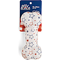 YOULY USA TPR Flag Bone Dog Toy