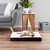 Pet Adobe White Egg Crate Foam Pet Bed
