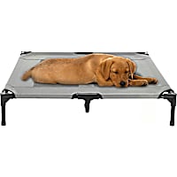 Pet Adobe Light Gray Cot-Style Elevated Pet Bed