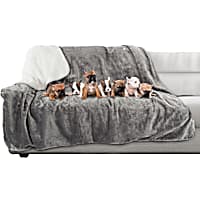 Pet Adobe Gray Waterproof Pet Throw Blanket